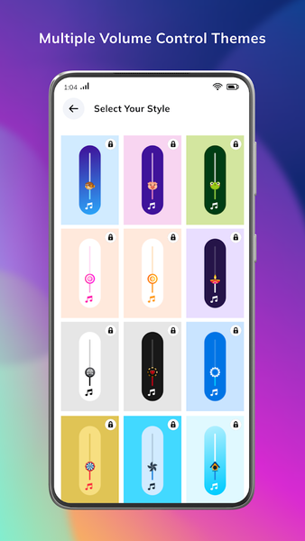 Volume Stylish Panel: Custom - عکس برنامه موبایلی اندروید