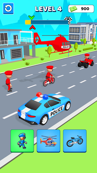 Police Car Shape Shifting Race - عکس بازی موبایلی اندروید