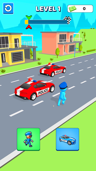 Police Car Shape Shifting Race - عکس بازی موبایلی اندروید