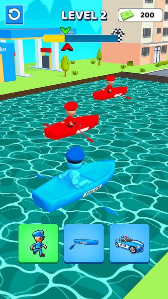 Police Car Shape Shifting Race - عکس بازی موبایلی اندروید