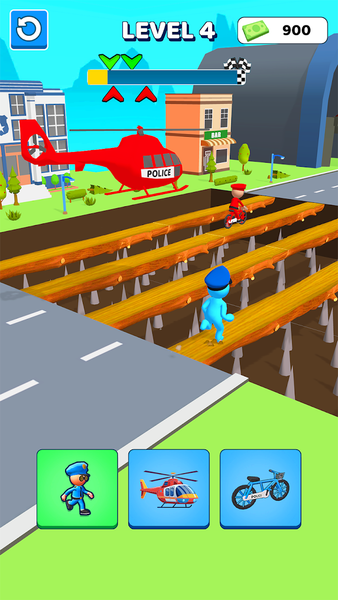 Police Car Shape Shifting Race - عکس بازی موبایلی اندروید