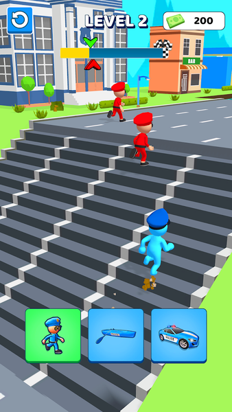 Police Car Shape Shifting Race - عکس بازی موبایلی اندروید