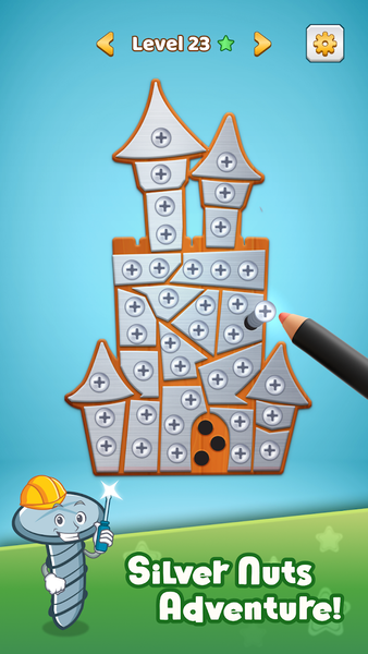 Nuts & Bolts - Unscrew Puzzle - Gameplay image of android game