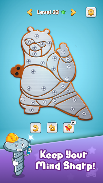 Nuts & Bolts - Unscrew Puzzle - Gameplay image of android game