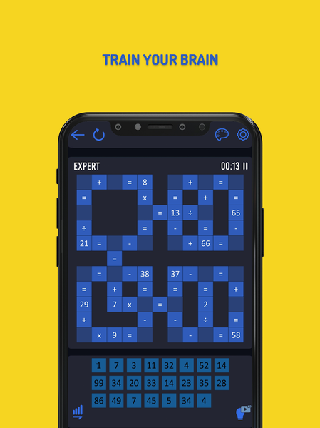 Math Crossmath Puzzle - Image screenshot of android app