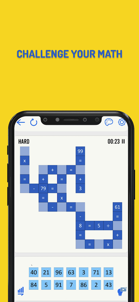 Math Crossmath Puzzle - Image screenshot of android app