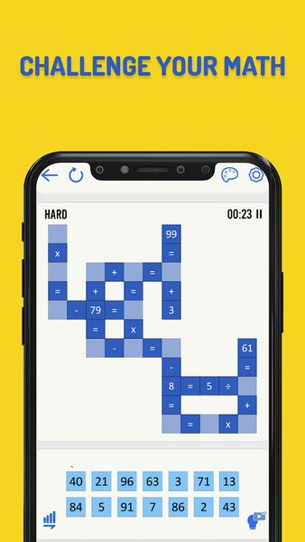 Math Crossmath Puzzle - Image screenshot of android app