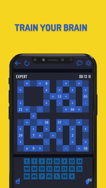 Math Crossmath Puzzle - Image screenshot of android app