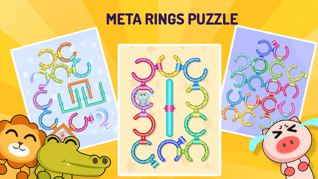 Meta Rings Puzzle - عکس بازی موبایلی اندروید