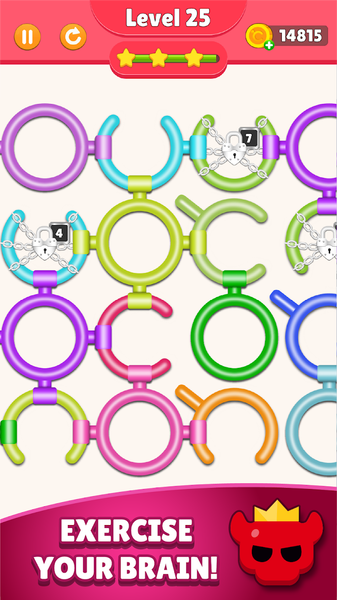 Rotate ring color puzzle - عکس بازی موبایلی اندروید