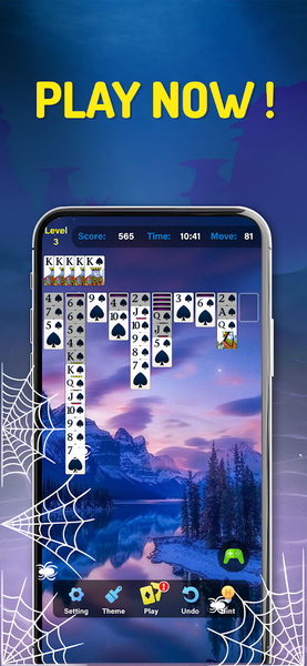 Spider Solitaire Classic Card - عکس بازی موبایلی اندروید