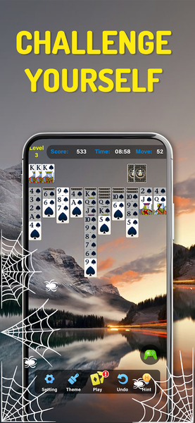 Spider Solitaire Classic Card - عکس بازی موبایلی اندروید