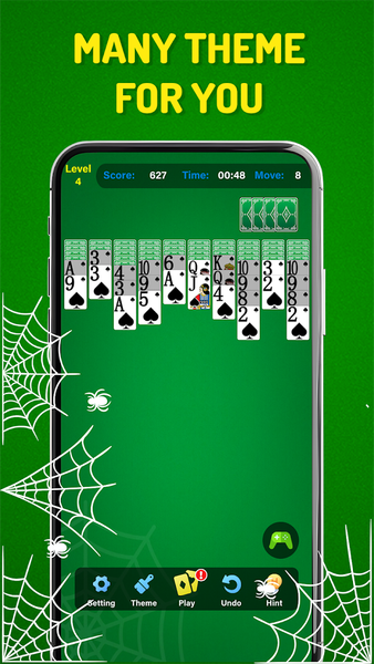 Spider Solitaire Classic Card - عکس بازی موبایلی اندروید
