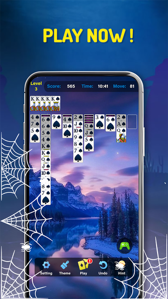 Spider Solitaire Classic Card - عکس بازی موبایلی اندروید