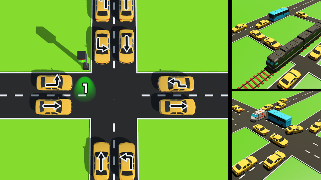 X-Car Traffic Escape - Gameplay image of android game