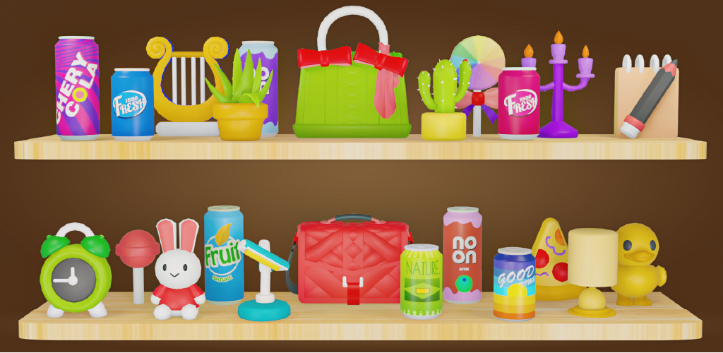 Triple Goods Merge: Sorting ۳D - عکس بازی موبایلی اندروید