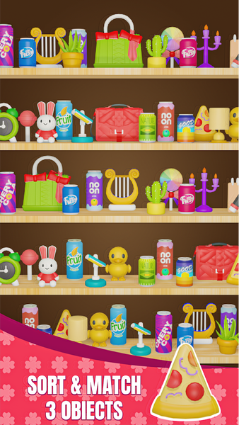 Triple Goods Merge: Sorting ۳D - عکس بازی موبایلی اندروید