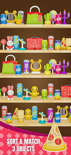 Triple Goods Merge: Sorting ۳D - عکس بازی موبایلی اندروید