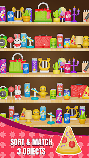 Triple Goods Merge: Sorting ۳D - عکس بازی موبایلی اندروید
