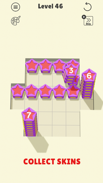 Blocks Stack Puzzle - Gameplay image of android game