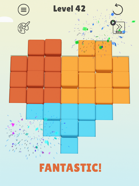 Blocks Stack Puzzle - Gameplay image of android game