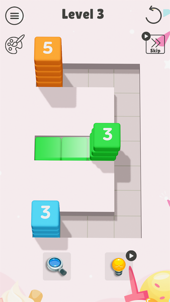 Blocks Stack Puzzle - Gameplay image of android game