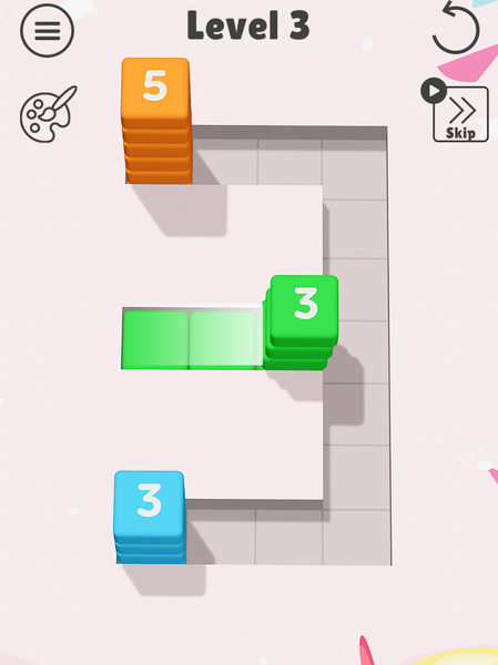 Blocks Stack Puzzle - Gameplay image of android game