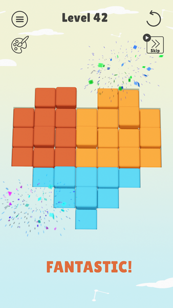 Blocks Stack Puzzle - Gameplay image of android game