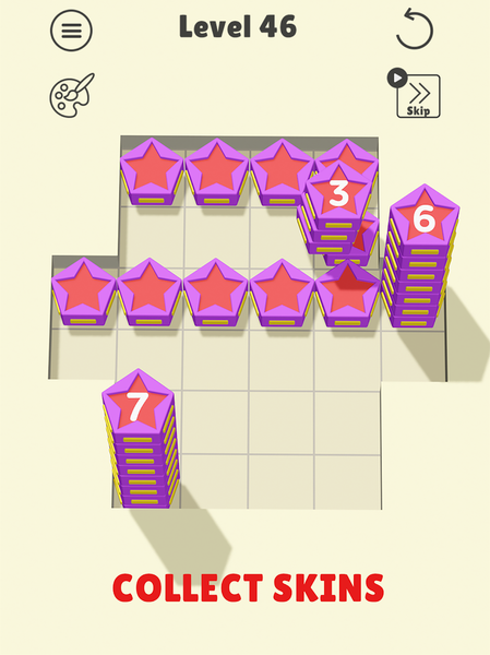 Blocks Stack Puzzle - Gameplay image of android game