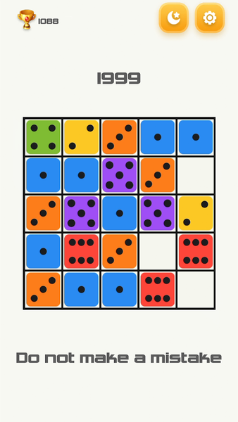 Block Merge Dice - Gameplay image of android game