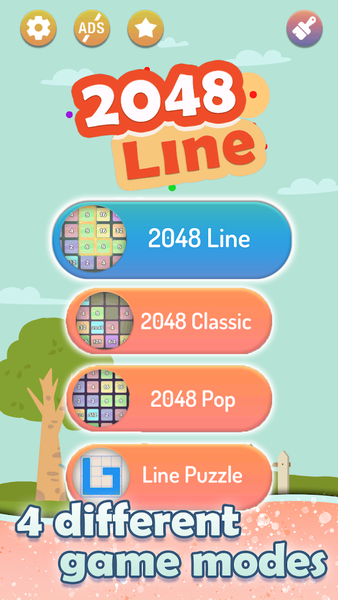Line 2048 & Dots - عکس بازی موبایلی اندروید