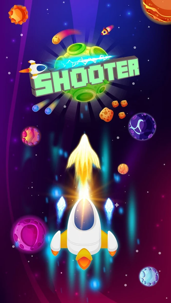 Meteorite Shooter : Protect Th - عکس بازی موبایلی اندروید