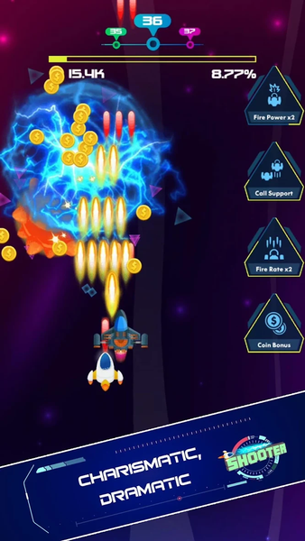 Meteorite Shooter : Protect Th - عکس بازی موبایلی اندروید