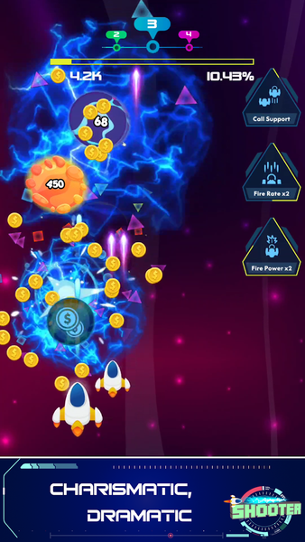 Meteorite Shooter : Protect Th - عکس بازی موبایلی اندروید