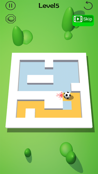 Roller Paint Ball - Gameplay image of android game