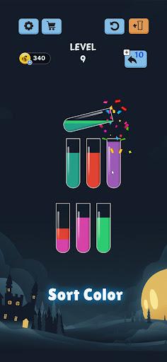 Water Color Sort - Gameplay image of android game