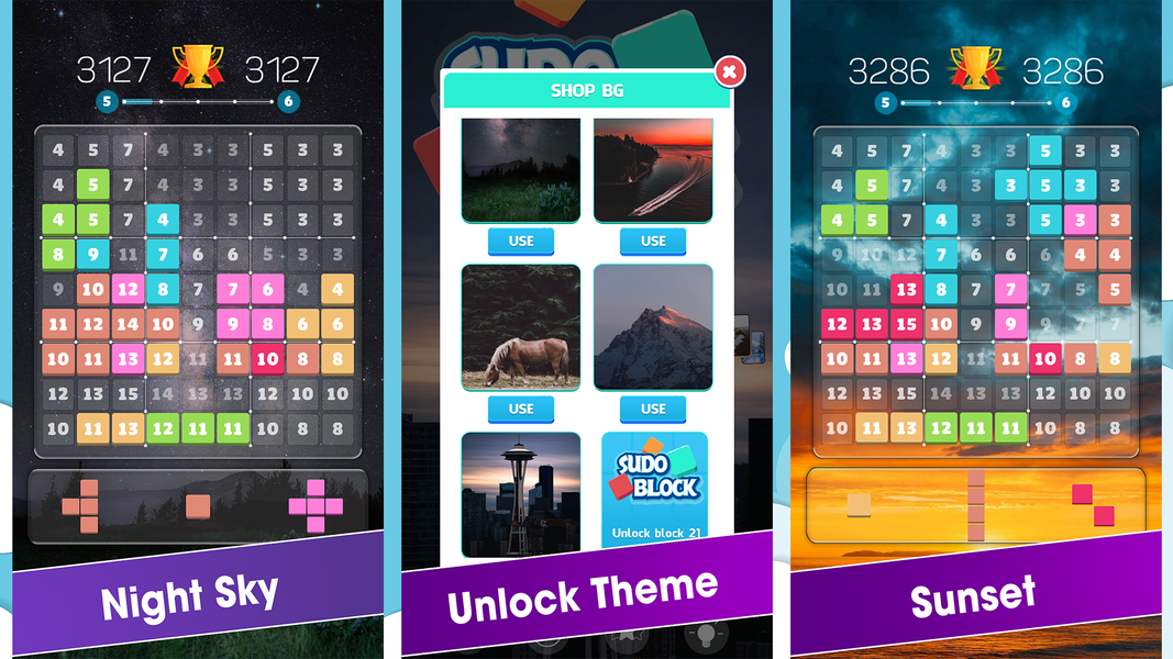 SudoBlock : Block puzzle game - عکس بازی موبایلی اندروید