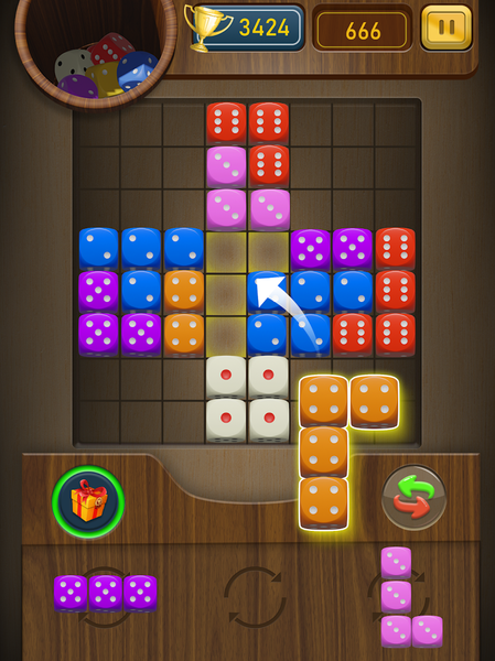 Woody Dice Block - عکس بازی موبایلی اندروید