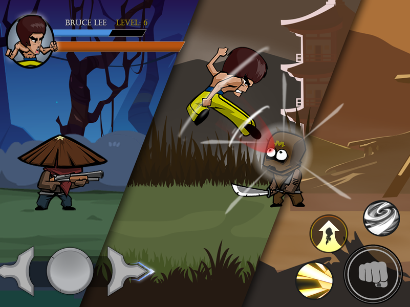 KungFu Fighting Warrior - Gameplay image of android game