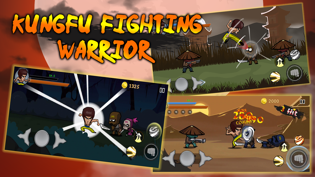 KungFu Fighting Warrior - عکس بازی موبایلی اندروید