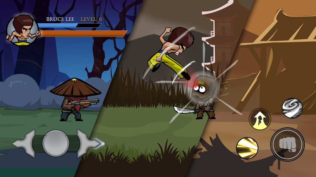 KungFu Fighting Warrior - Gameplay image of android game