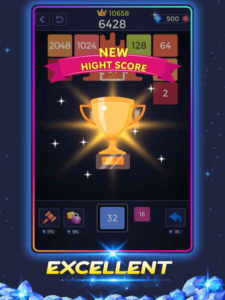 X-Blocks Merge Number - عکس بازی موبایلی اندروید