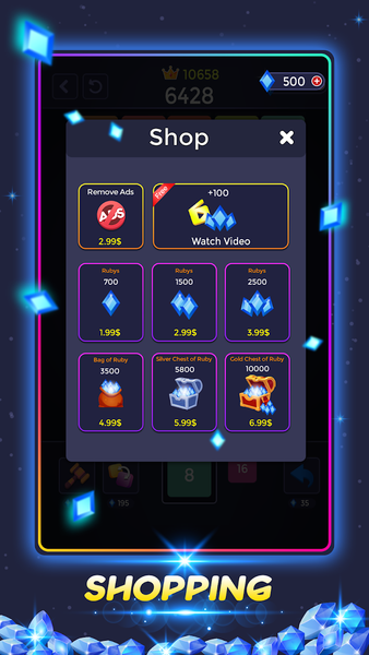 X-Blocks Merge Number - عکس بازی موبایلی اندروید