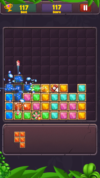 Jewel Blast: Block Puzzle Z - Gameplay image of android game