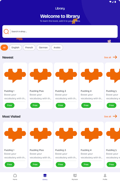 VocabPuzz: Compete & Learn - Image screenshot of android app