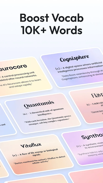 Vocabulary: Daily Words - Image screenshot of android app