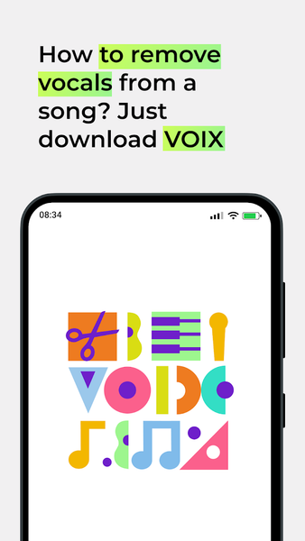 Remove vocal from song, voix - Image screenshot of android app