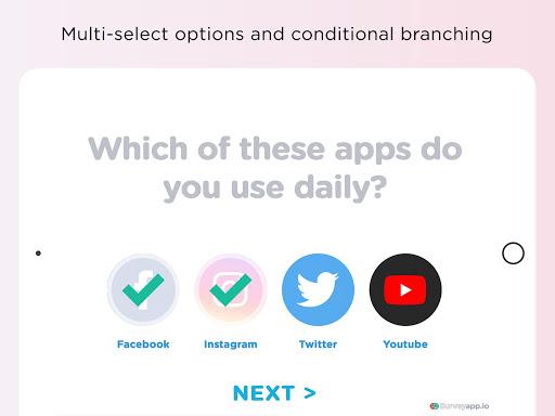 Surveyapp - Smiley Surveys - عکس برنامه موبایلی اندروید