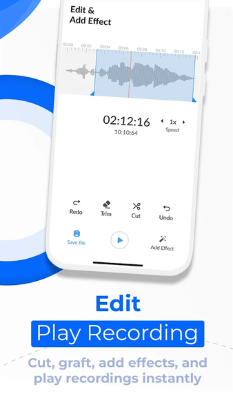 Voco: Audio Recorder & Effects - عکس برنامه موبایلی اندروید