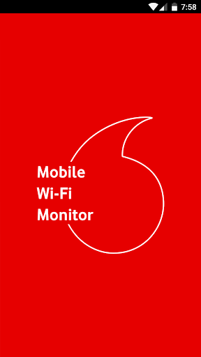 Vodafone Mobile Wi-Fi Monitor - Image screenshot of android app